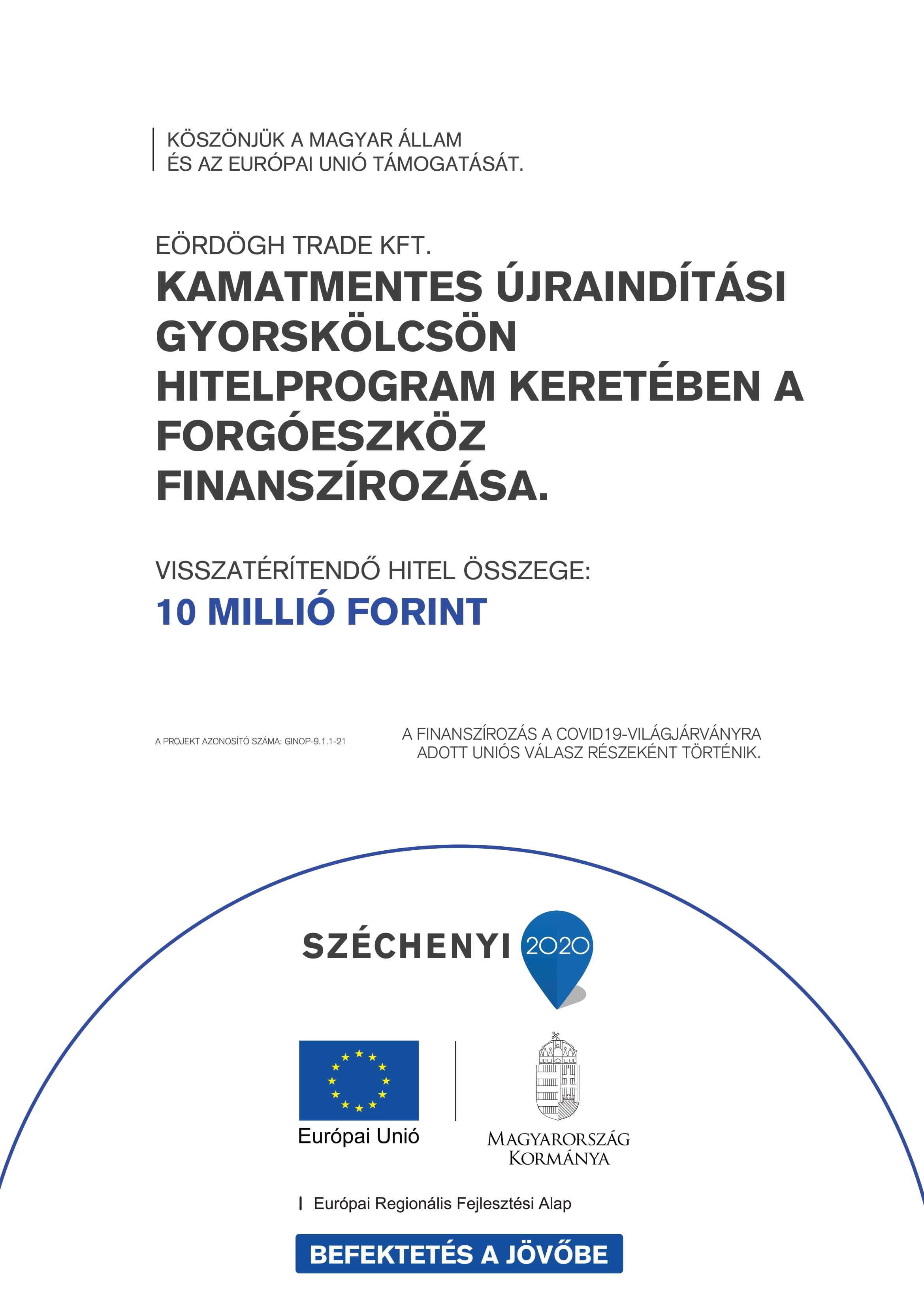 Európai Uniós támogatás